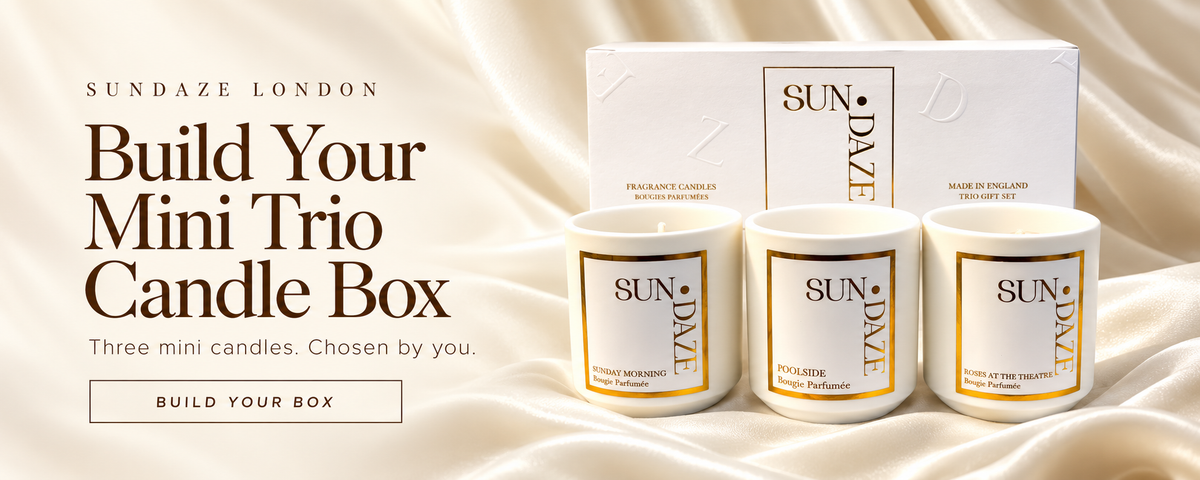 Sundaze London mini trio candle gift box